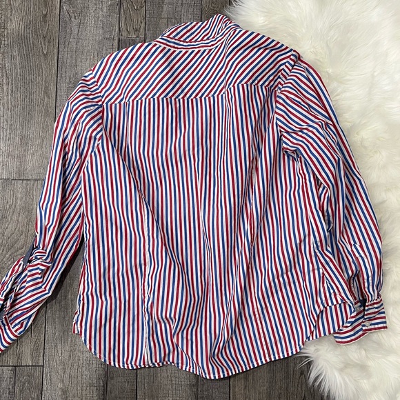 Tommy Hilfiger Women’s Striped Button Down - Picture 2 of 3